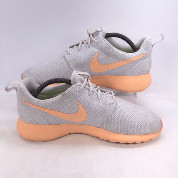 Nike Roshe Run Lace Up Athletic Running Shoe Womens Size 10 511882-008 Gray - Picture 5 of 10